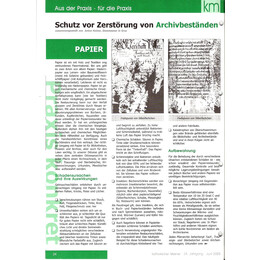2003-3/1 - Schutz vor Zerstörung von Archiven – Papier - Seite 1