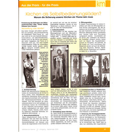2005-3/1 - Kirchen als Selbstbedienungsläden – Sicherung unserer Kirchen - Seite 1