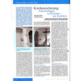 2006-3/1 - Kirchensicherung: Alarmanlagen in Kirchen – ein Einblick - Seite 1