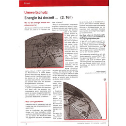 2008-2 - Umweltschutz – Energie ist derzeit … (2. Teil)