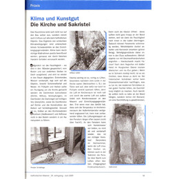2009-2/1 - Klima und Kunstgut – Die Kirche und Sakristei - Seite 1