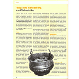 2010-3/1 - Metall - Pflege und Handhabung von Edelmetallen - Seite 1