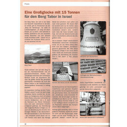 2012-3/1 - Glocken - Eine Großglocke mit 15 Tonnen – für den Berg Tabor in Israel - Seite 1